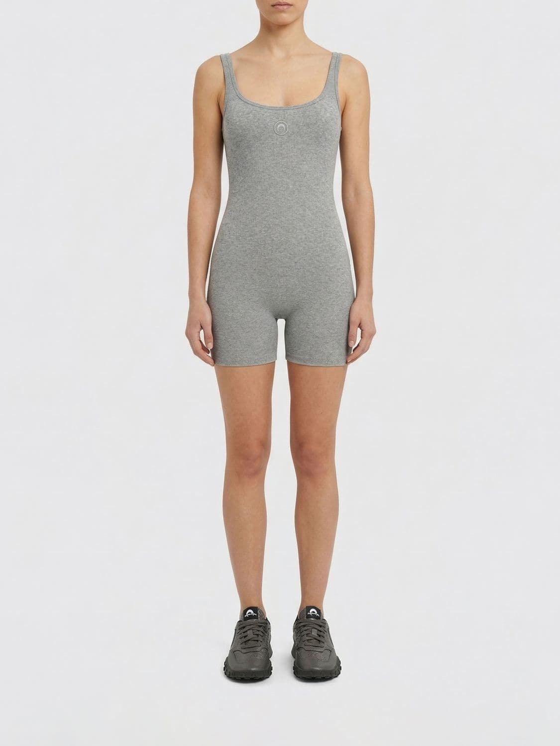 Marine Serre Stretch Cotton Blend Jumpsuit