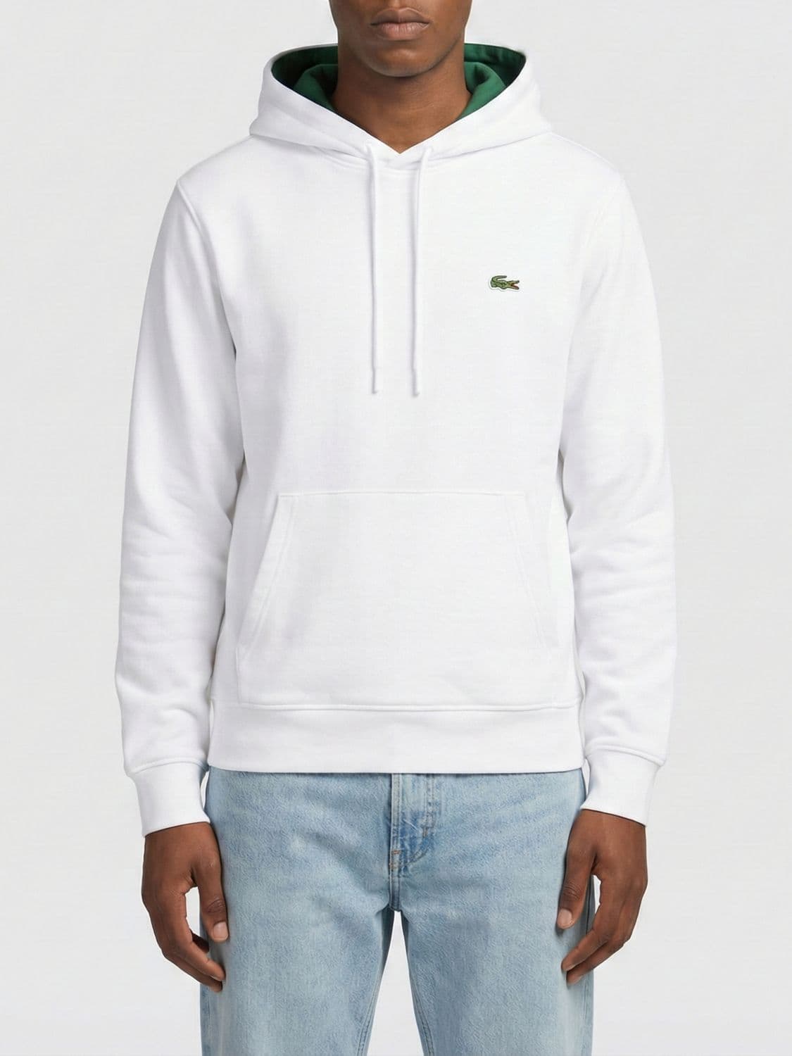 Lacoste Cotton Hooded Sweatshirt