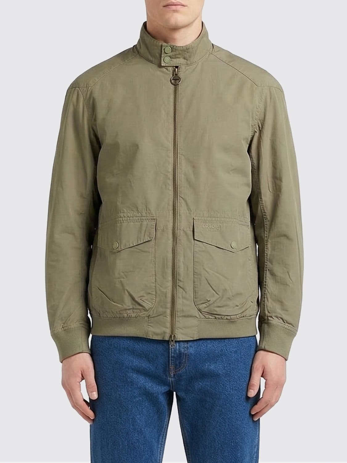 Barbour Matley Cotton Bomber Jacket · M