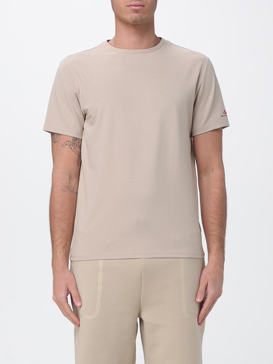 Peuterey Cotton Blend Basic T-shirt