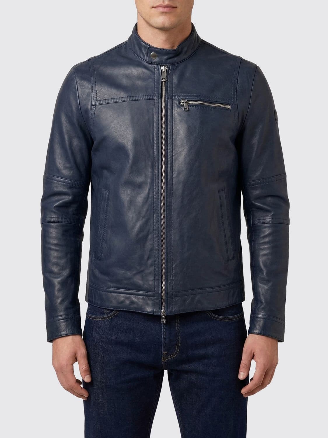 Peuterey Leather Jacket · S