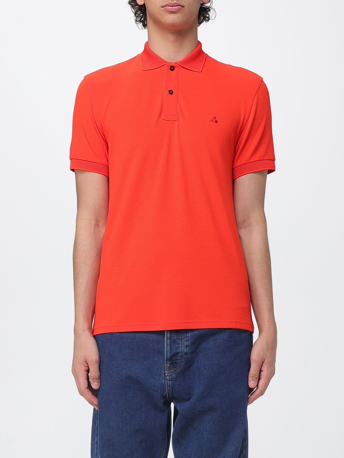 Peuterey Technical Fabric Polo with Logo