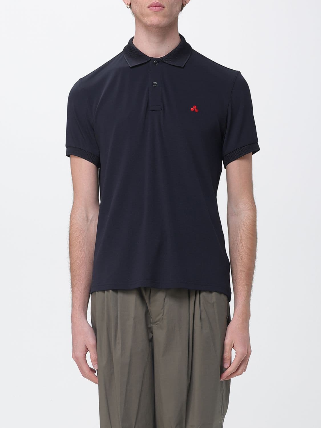 Peuterey Technical Fabric Polo with Logo