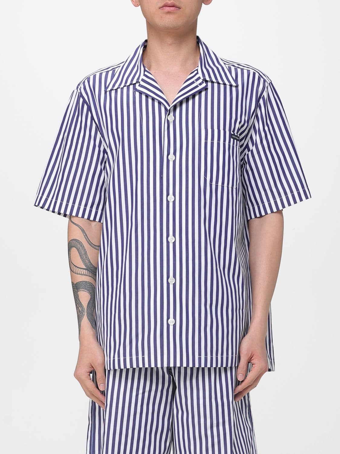 Dolce & Gabbana Striped Cotton Casual Shirt