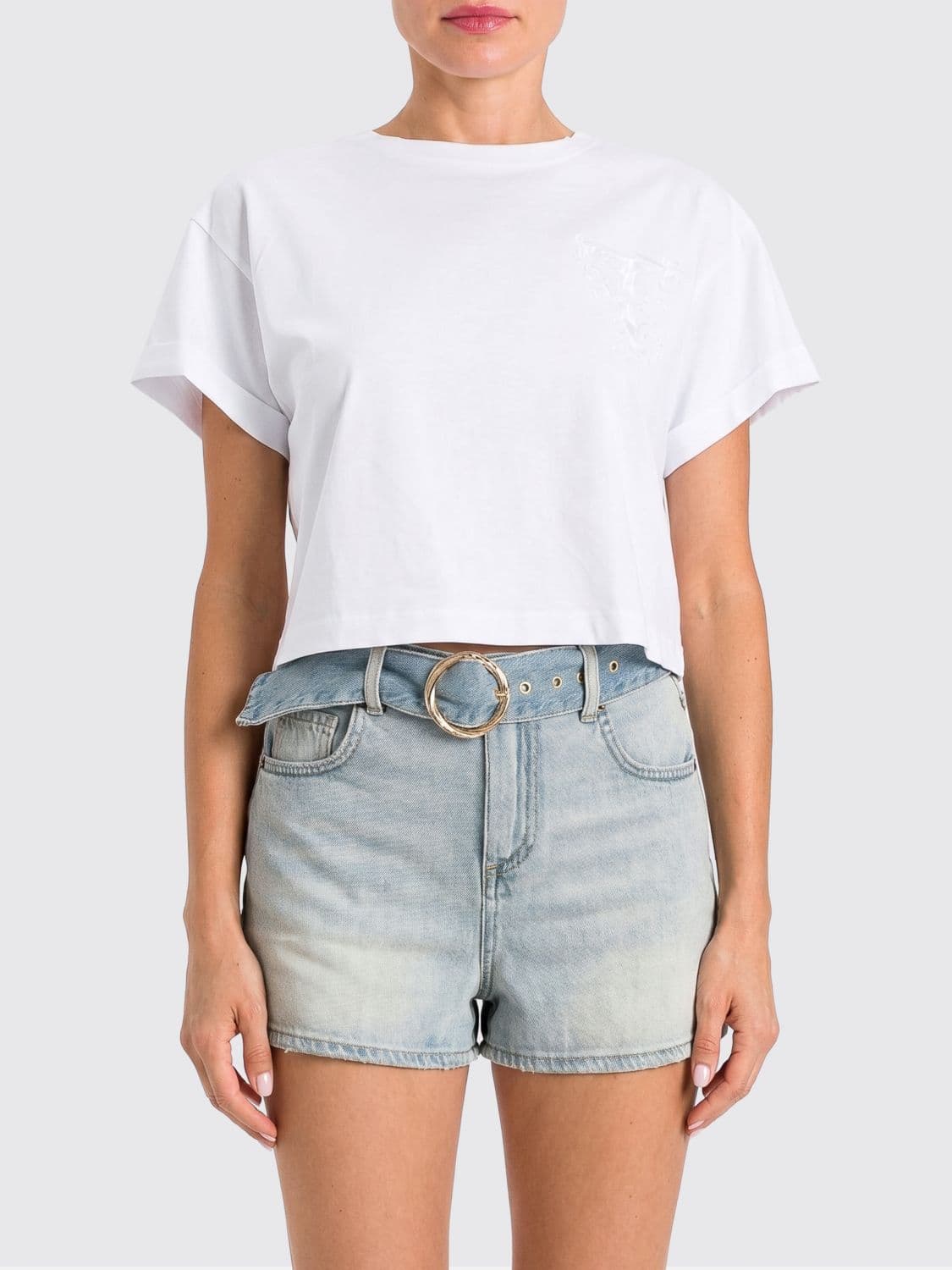 Twinset Embroidered Cotton T-shirts
