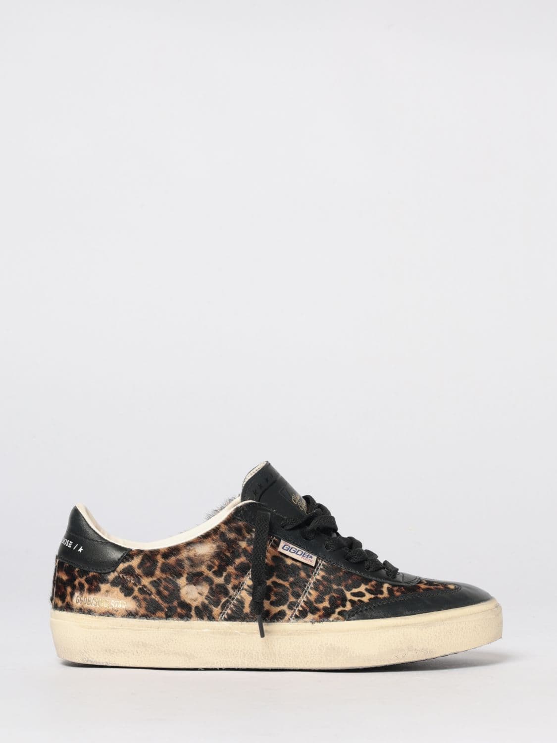 Golden Goose Soul Star Used Animal Print Pony Skin Sneakers