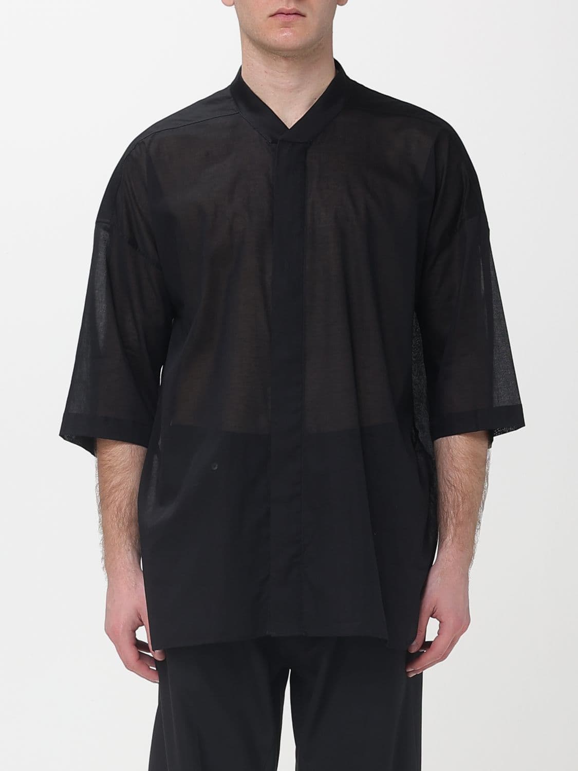 Rick Owens Jumbo Faun Cotton Shirt · 50