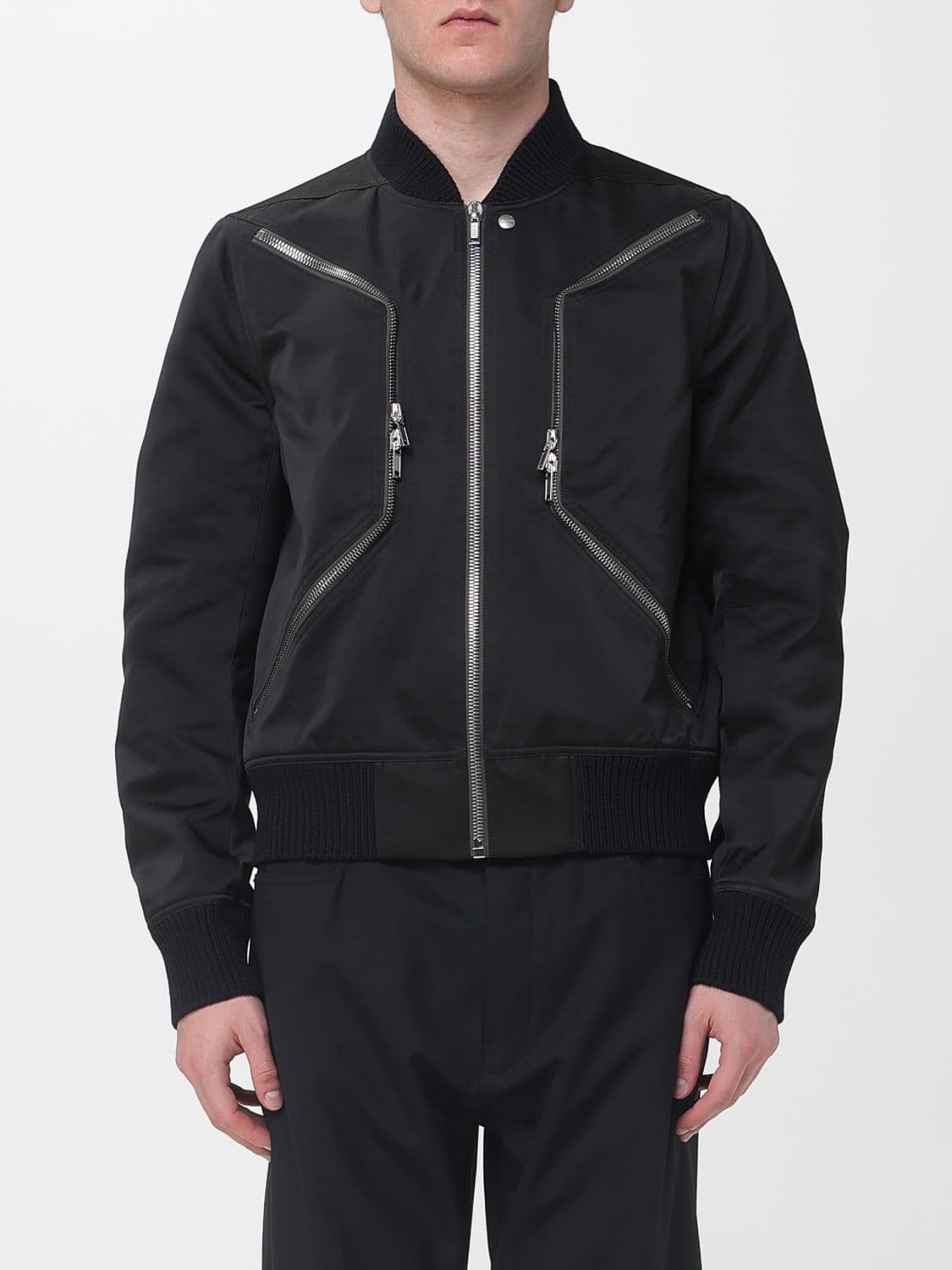 Rick Owens Heizer Bomber Jacket in Technical Fabric