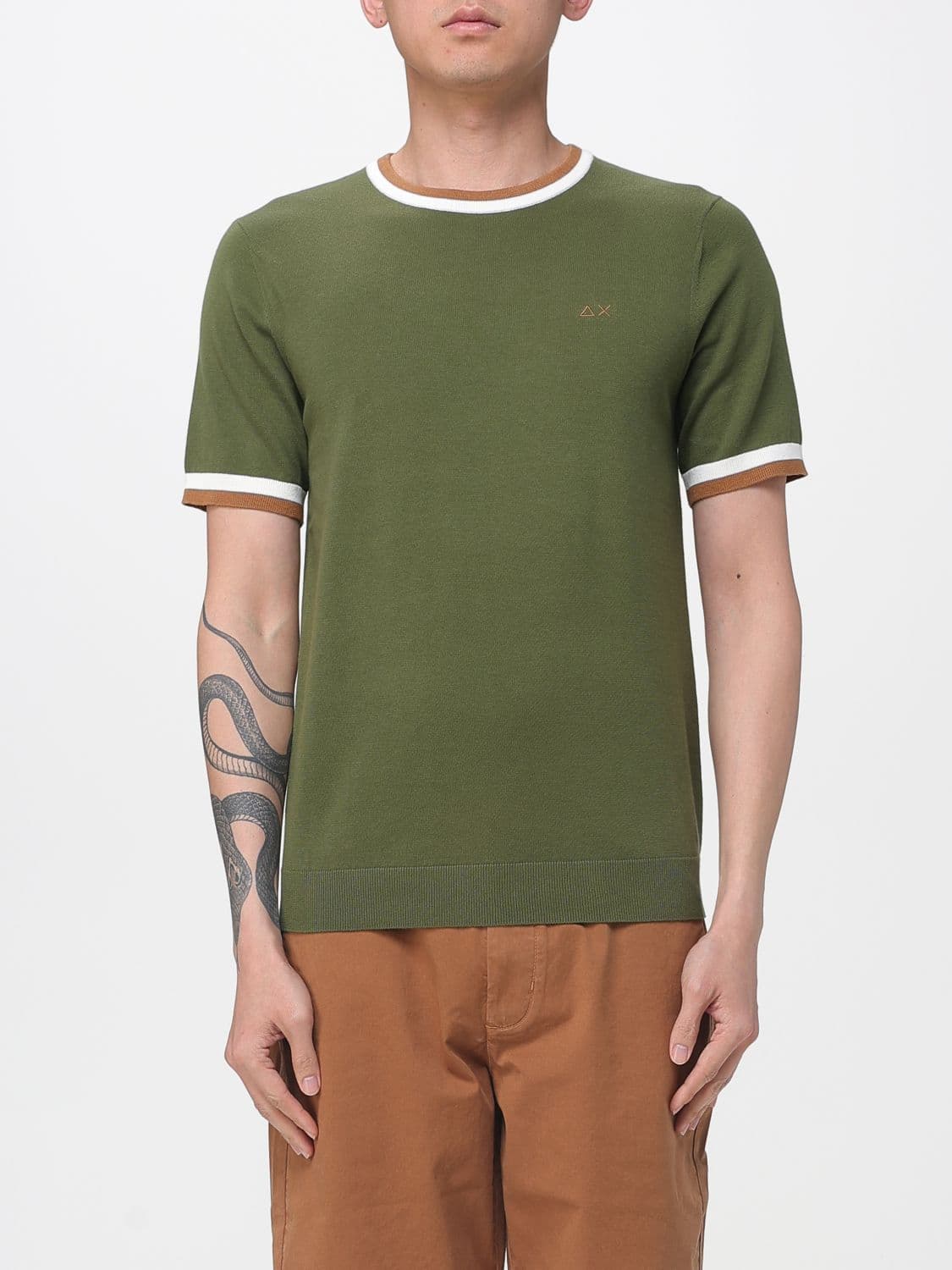 Sun68 Basic Cotton T-Shirt