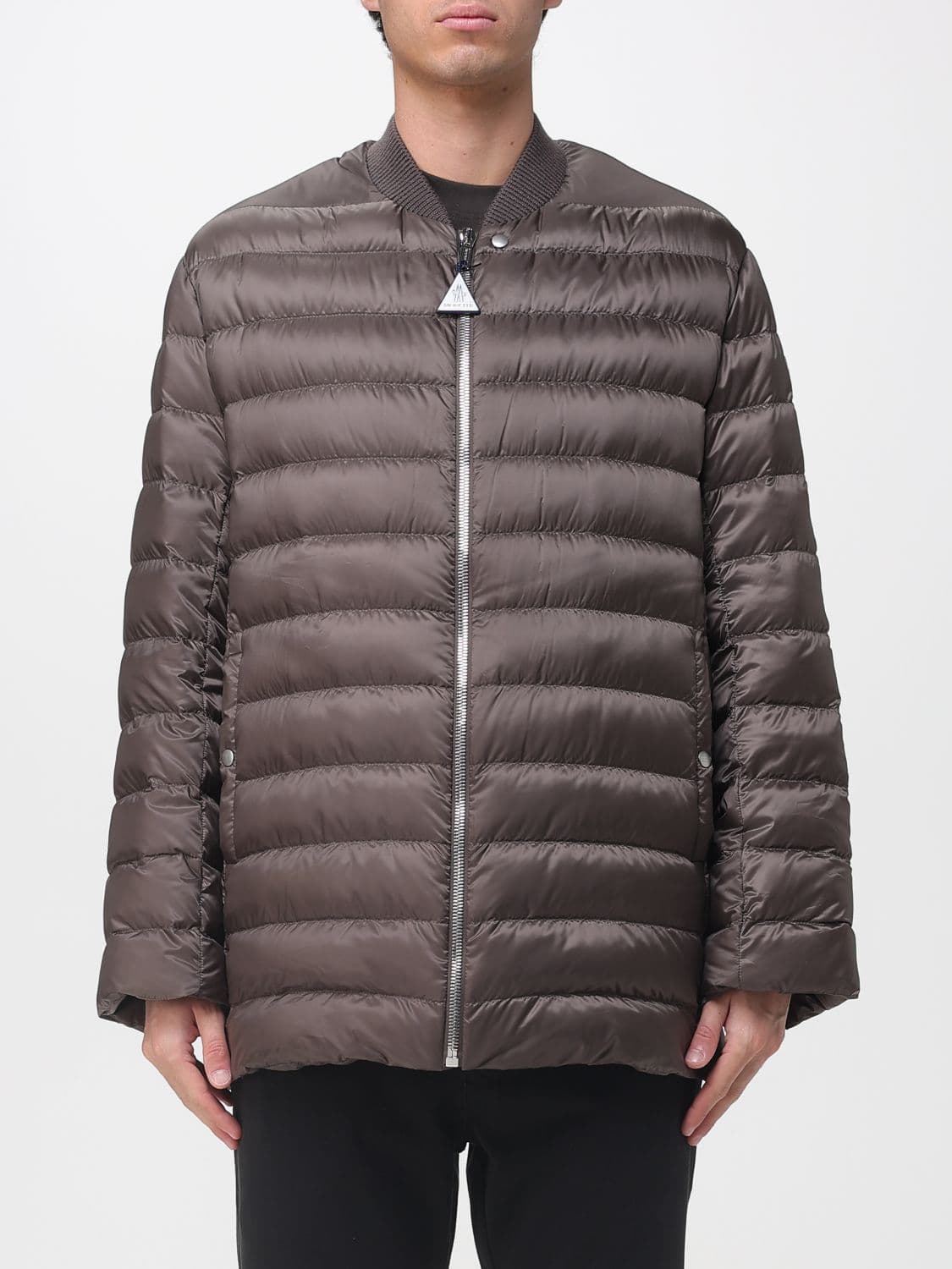Rick Owens + Moncler Nylon Down Jacket with Hood Moncler x Rick Owens
