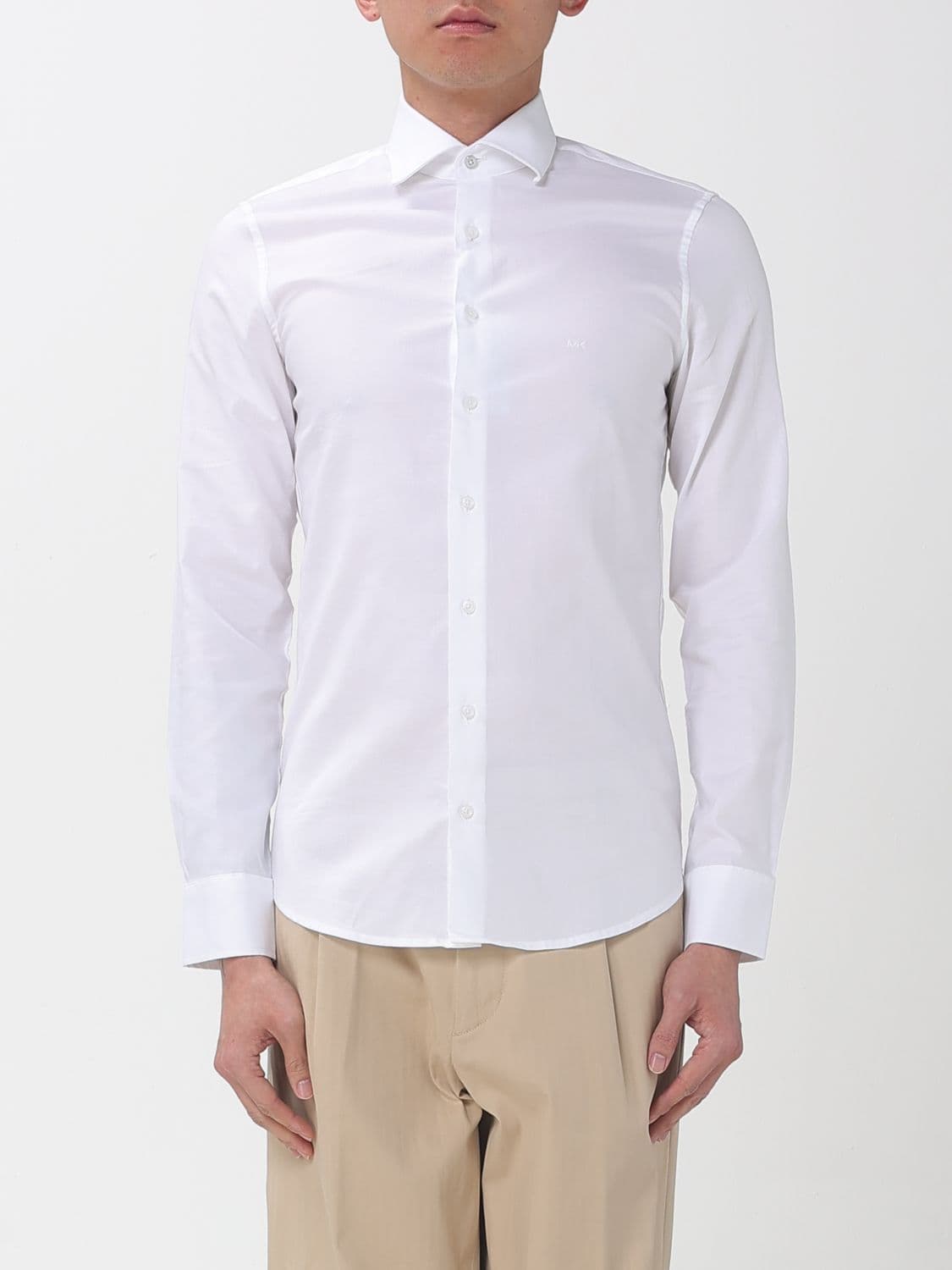 Michael Kors Classic Stretch Cotton Shirt · 45