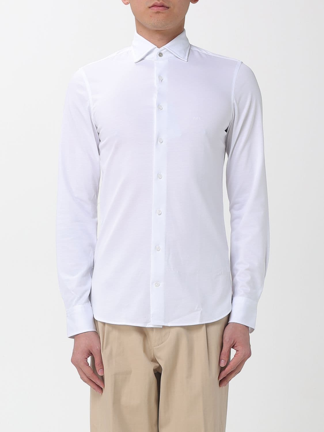 Michael Kors Classic Silk and Linen Shirt