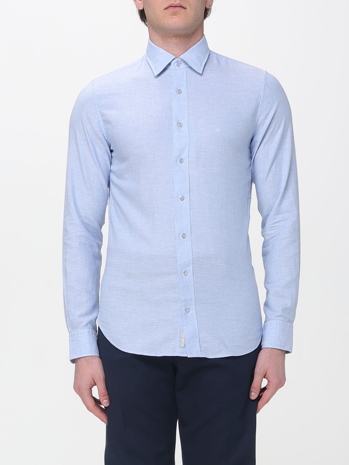 Michael Kors Classic Silk and Linen Shirt