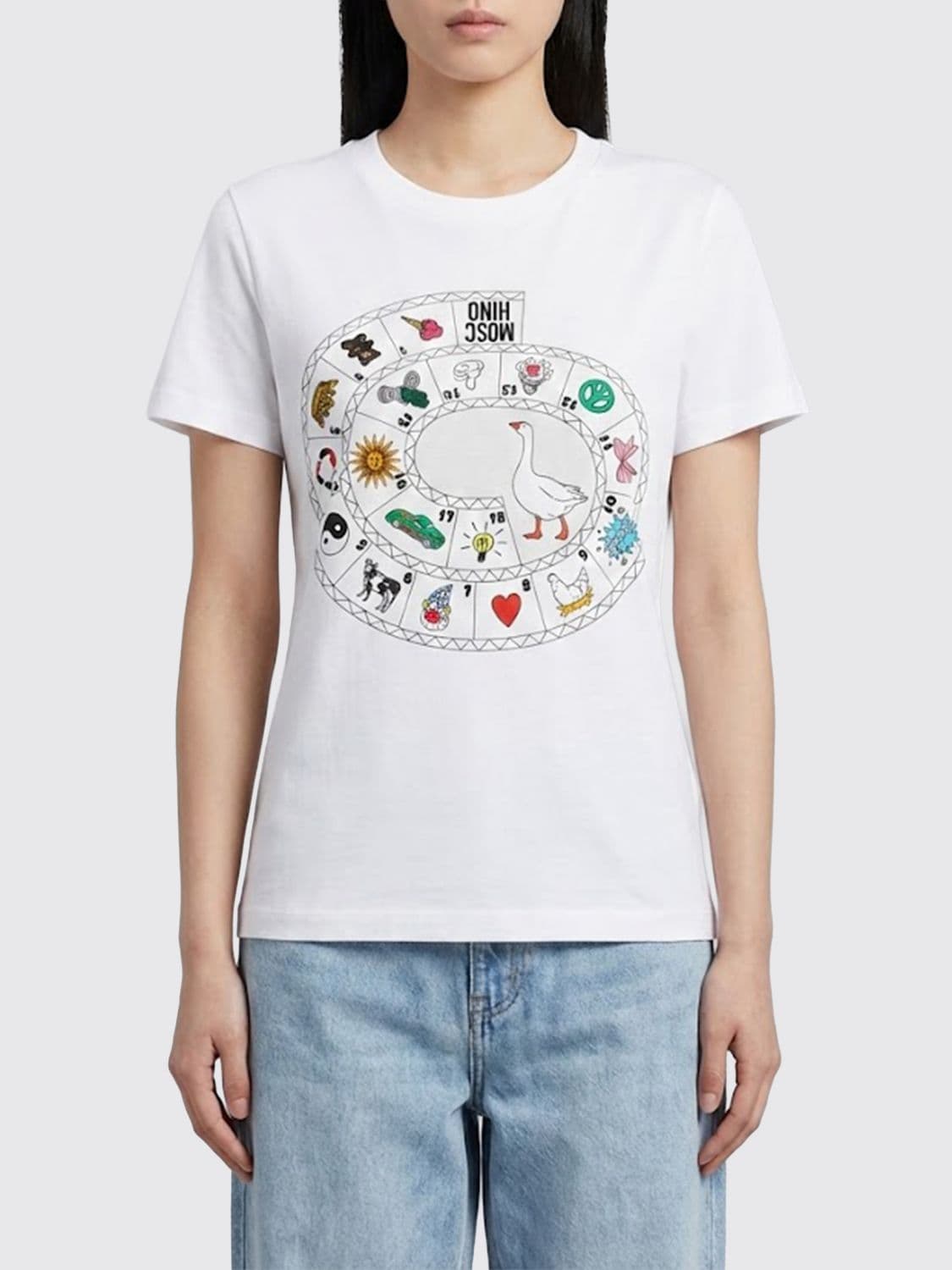 Moschino Couture Printed Cotton T-Shirts