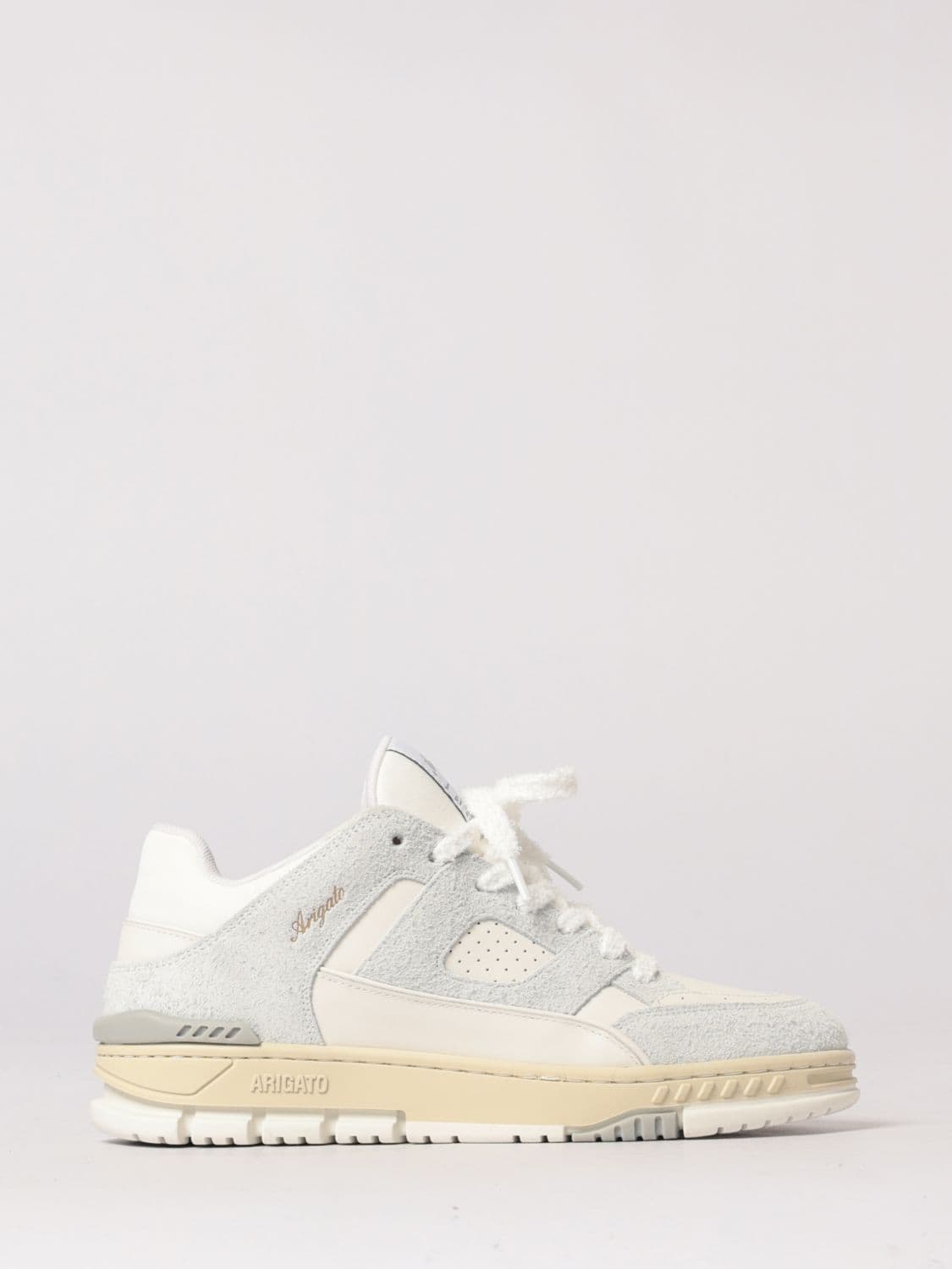 Axel Arigato Area Lo Fluffy Leather Sneakers