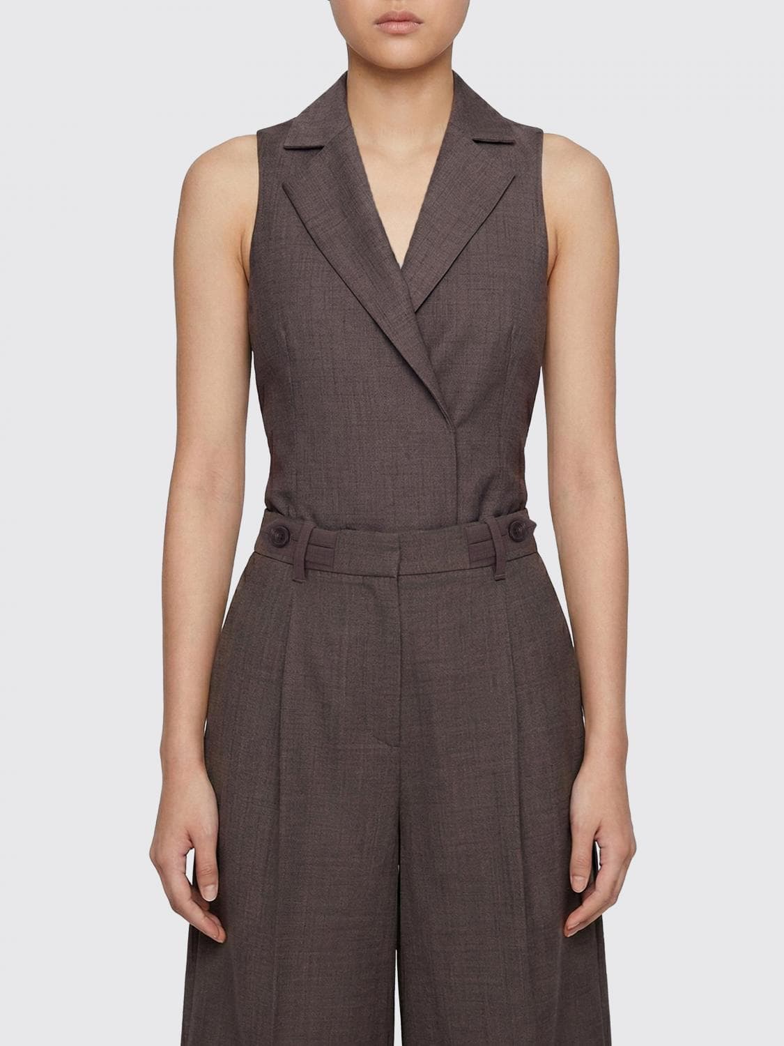 Liu Jo Viscose Blend Bodysuit Vest