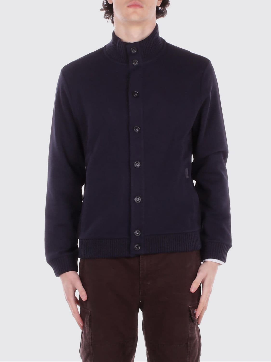Fay Cotton Blend Cardigan · XL