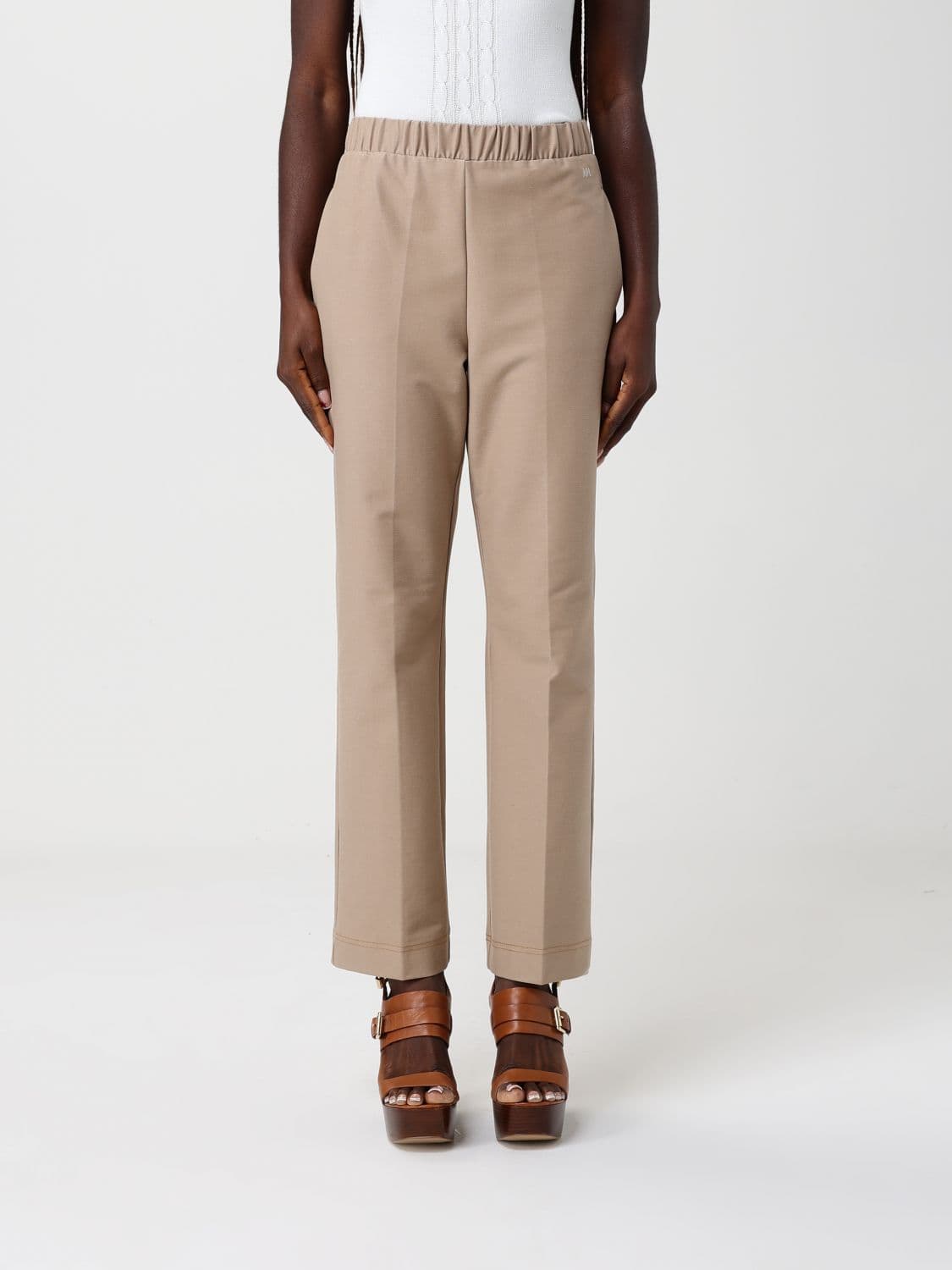 Mm Max Mara Classic Cotton Trousers