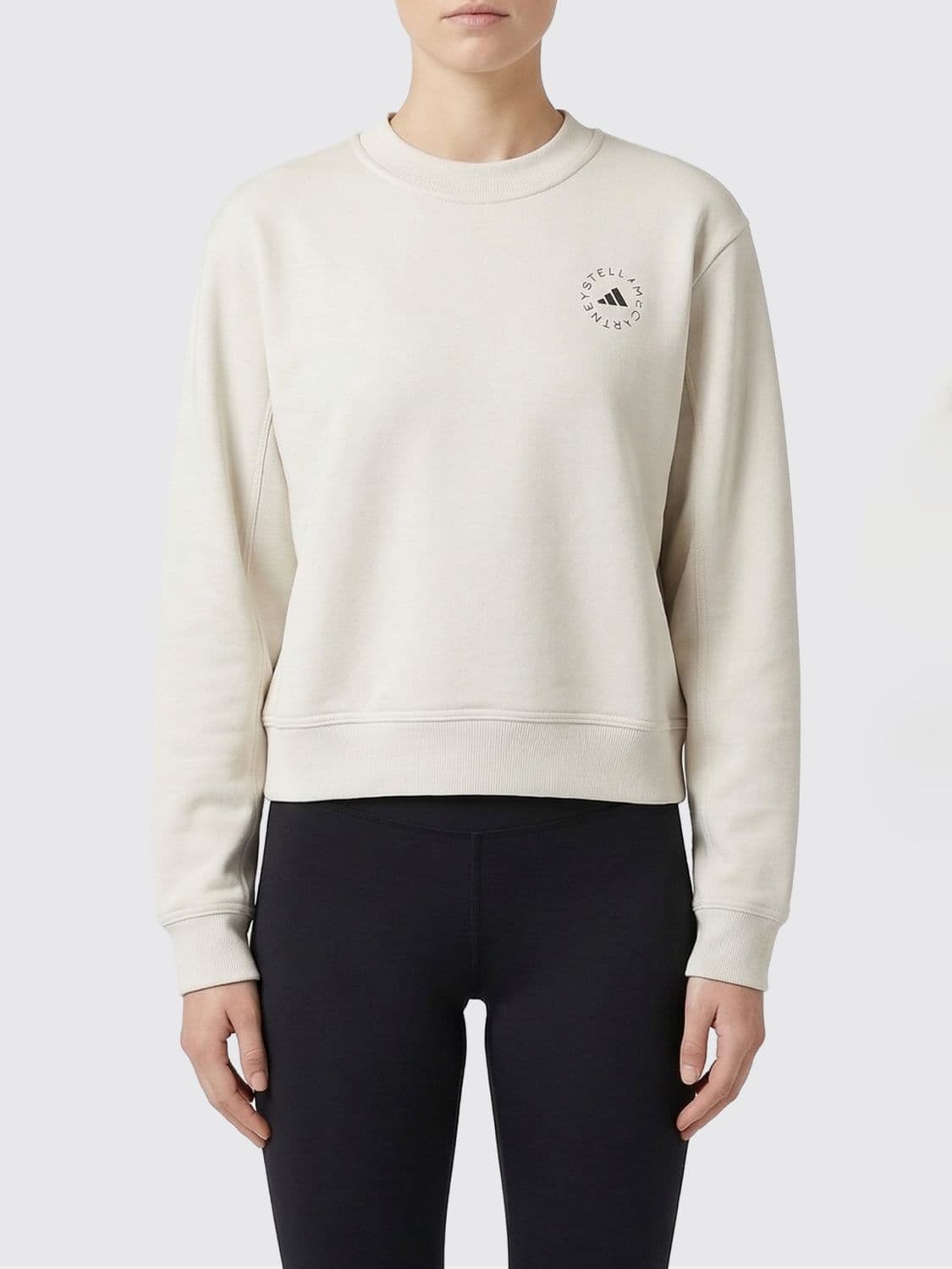Adidas By Stella Mccartney Crew-neck Sweatshirt with Logo · M