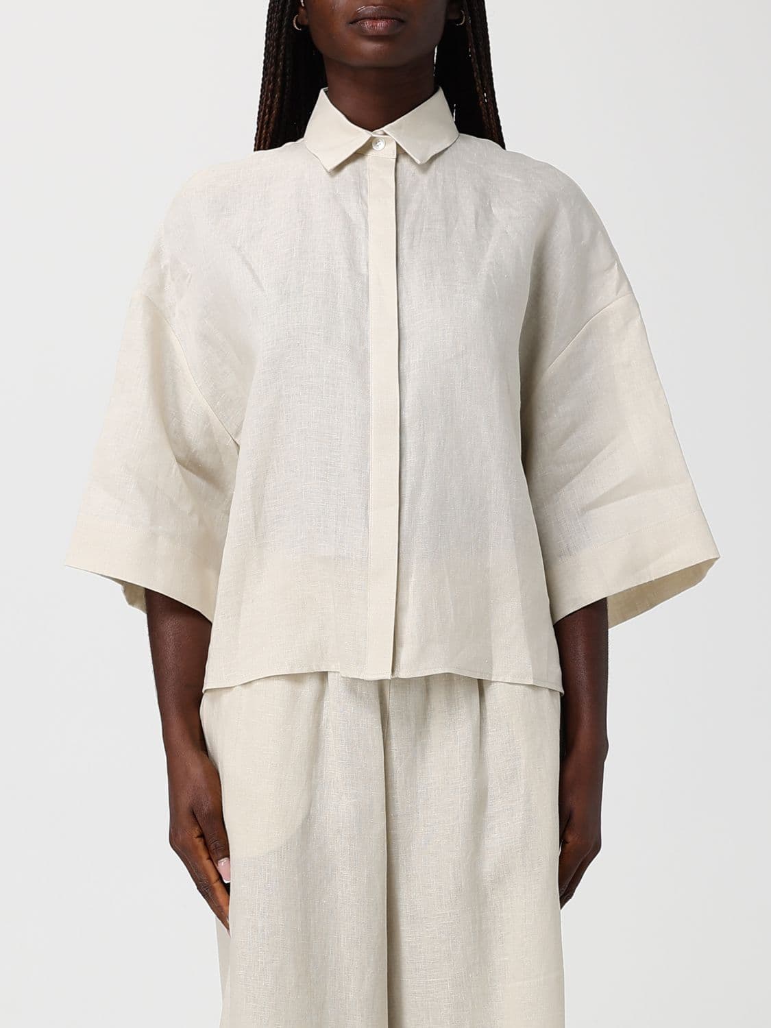 Mm Max Mara Linen Shirt