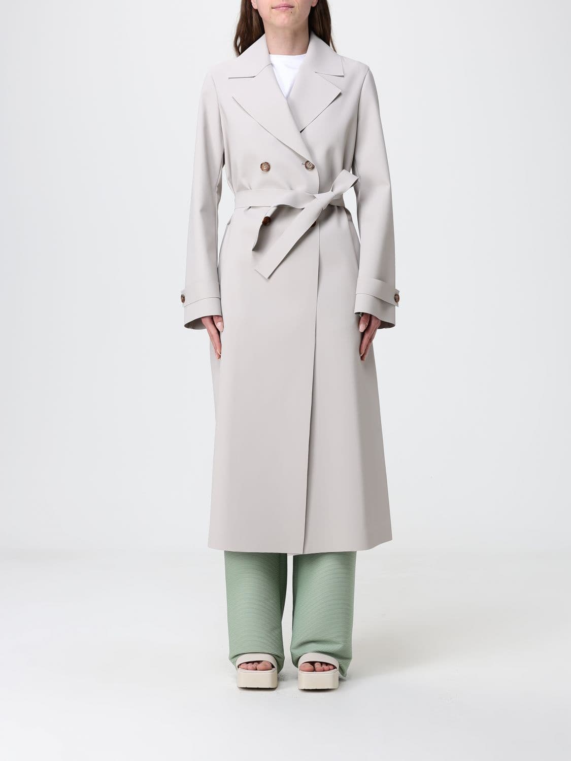 Mm Max Mara Cedro Double-Breasted Trench Coat