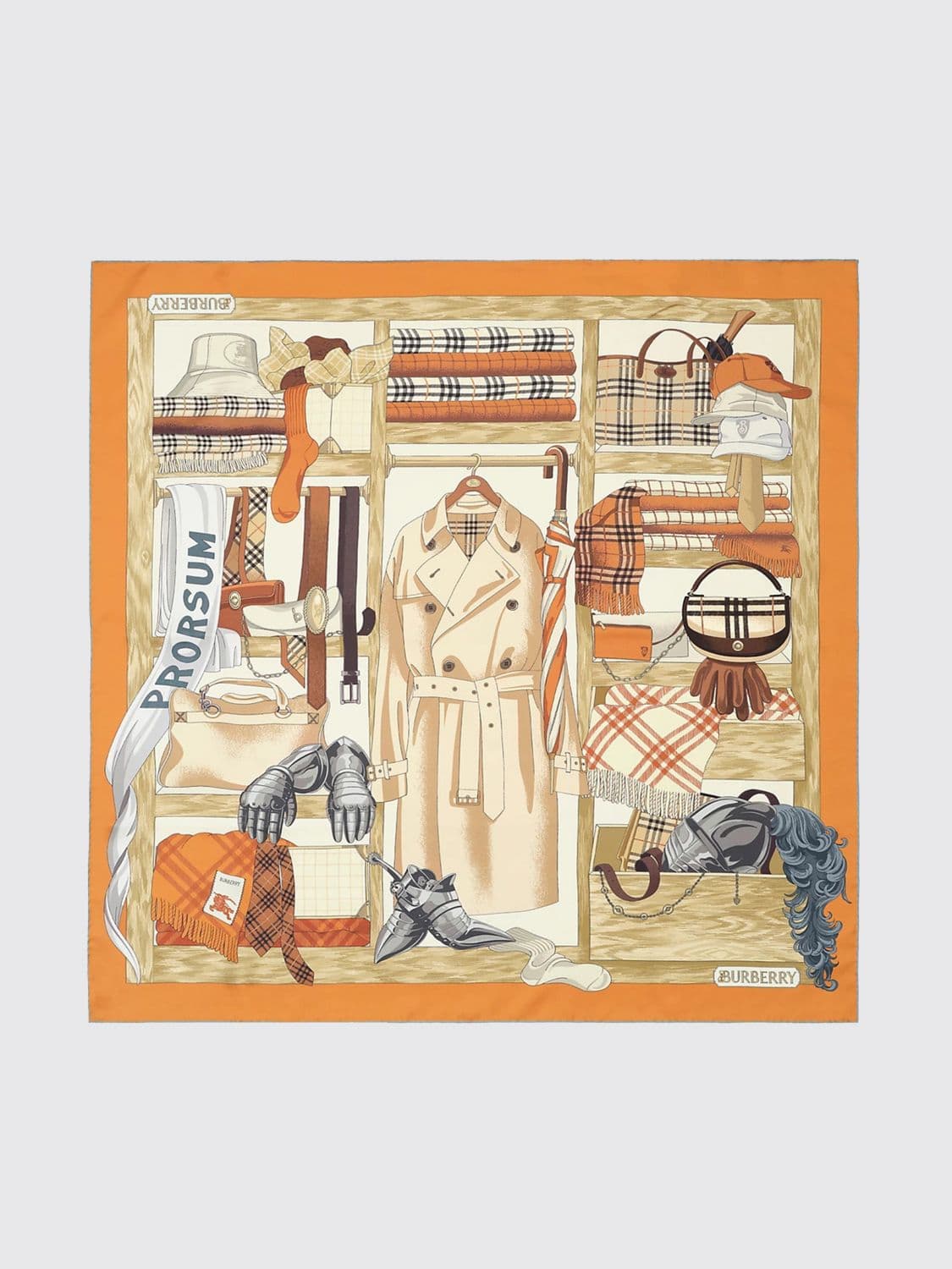 Burberry Wardrobe Silk Foulard · OS