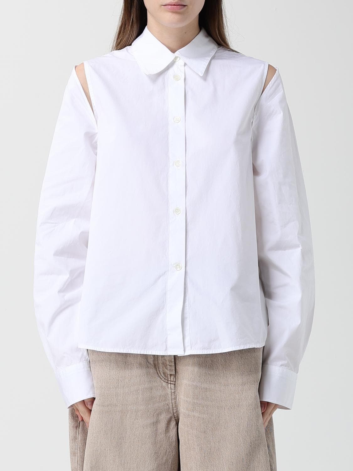 Our Legacy Cotton Shirt with Cut-Out Detail