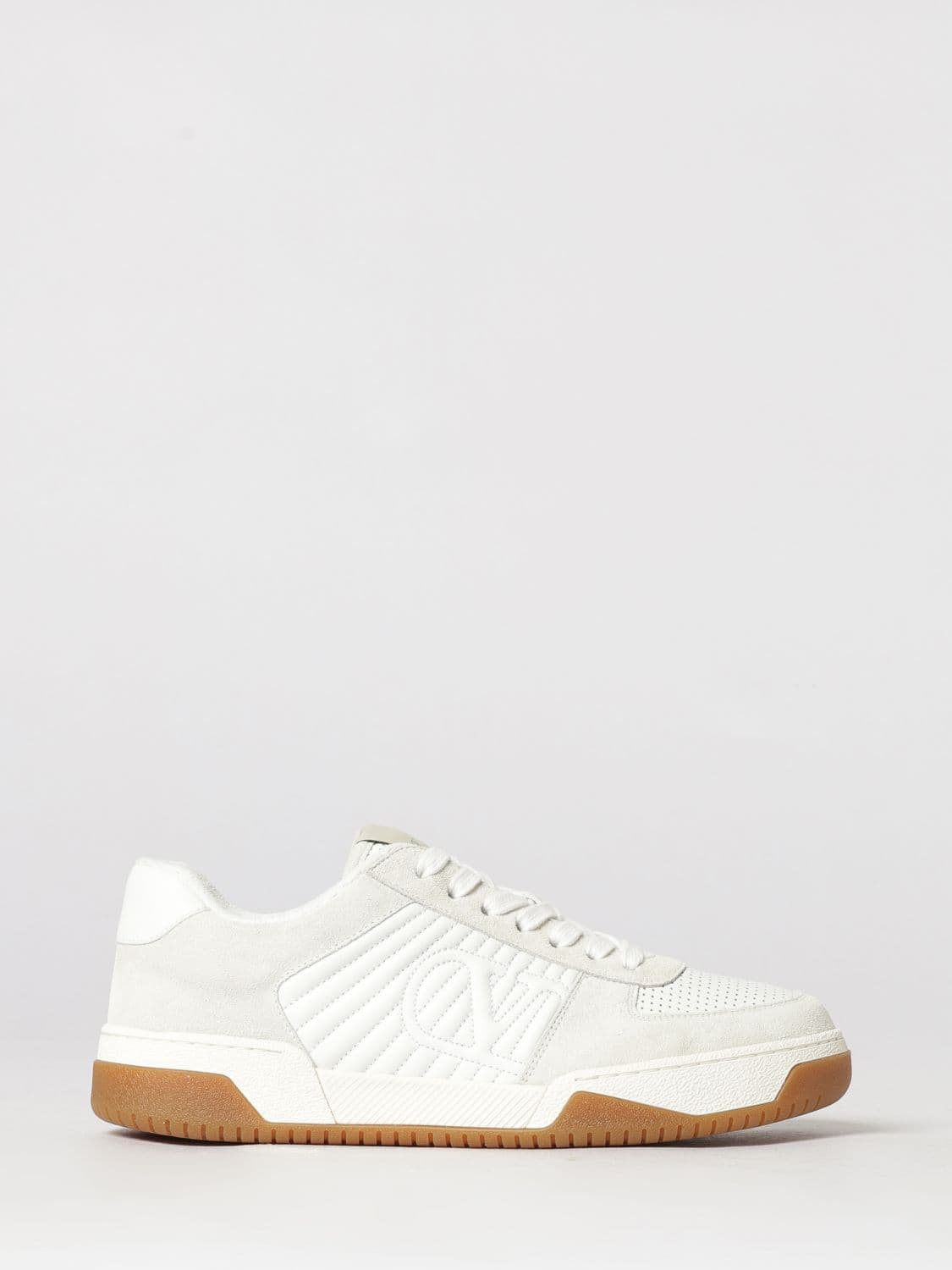 Valentino Garavani Sparry Quilted Leather and Suede Sneakers
