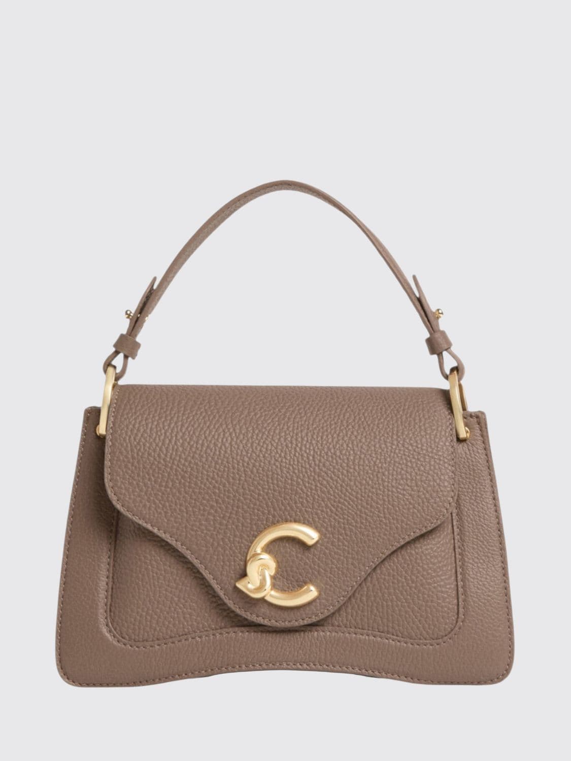 Coccinelle C-Me Mini Hammered Leather Bag