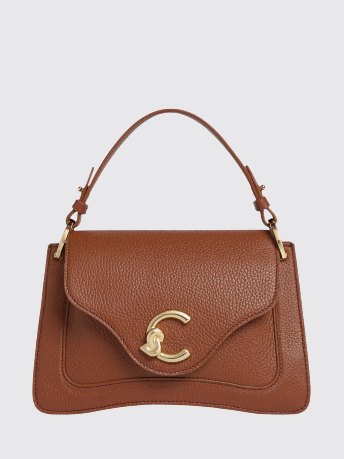 Coccinelle C-Me Mini Hammered Leather Bag
