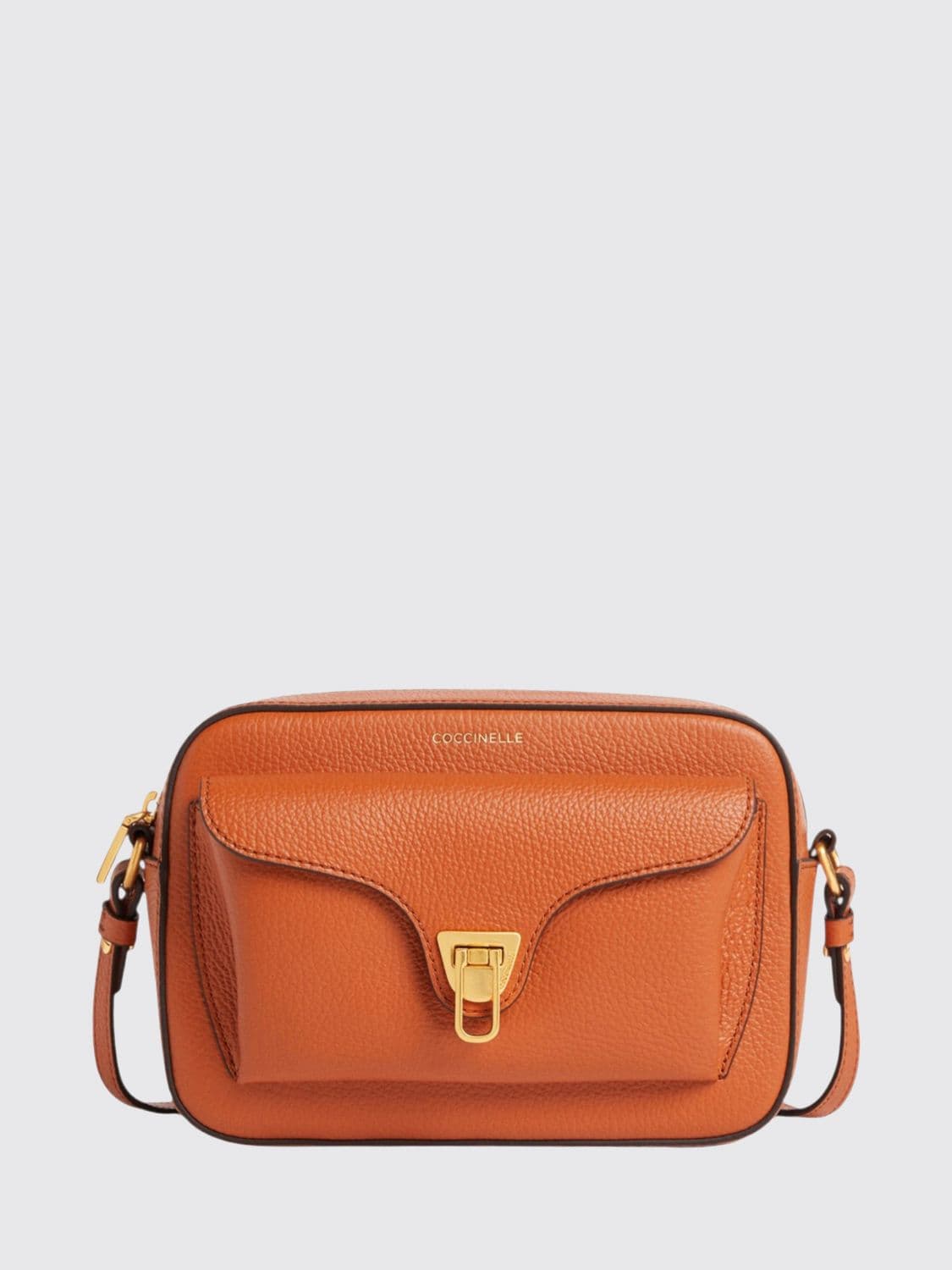 Coccinelle Beat Mini Hammered Leather Bag