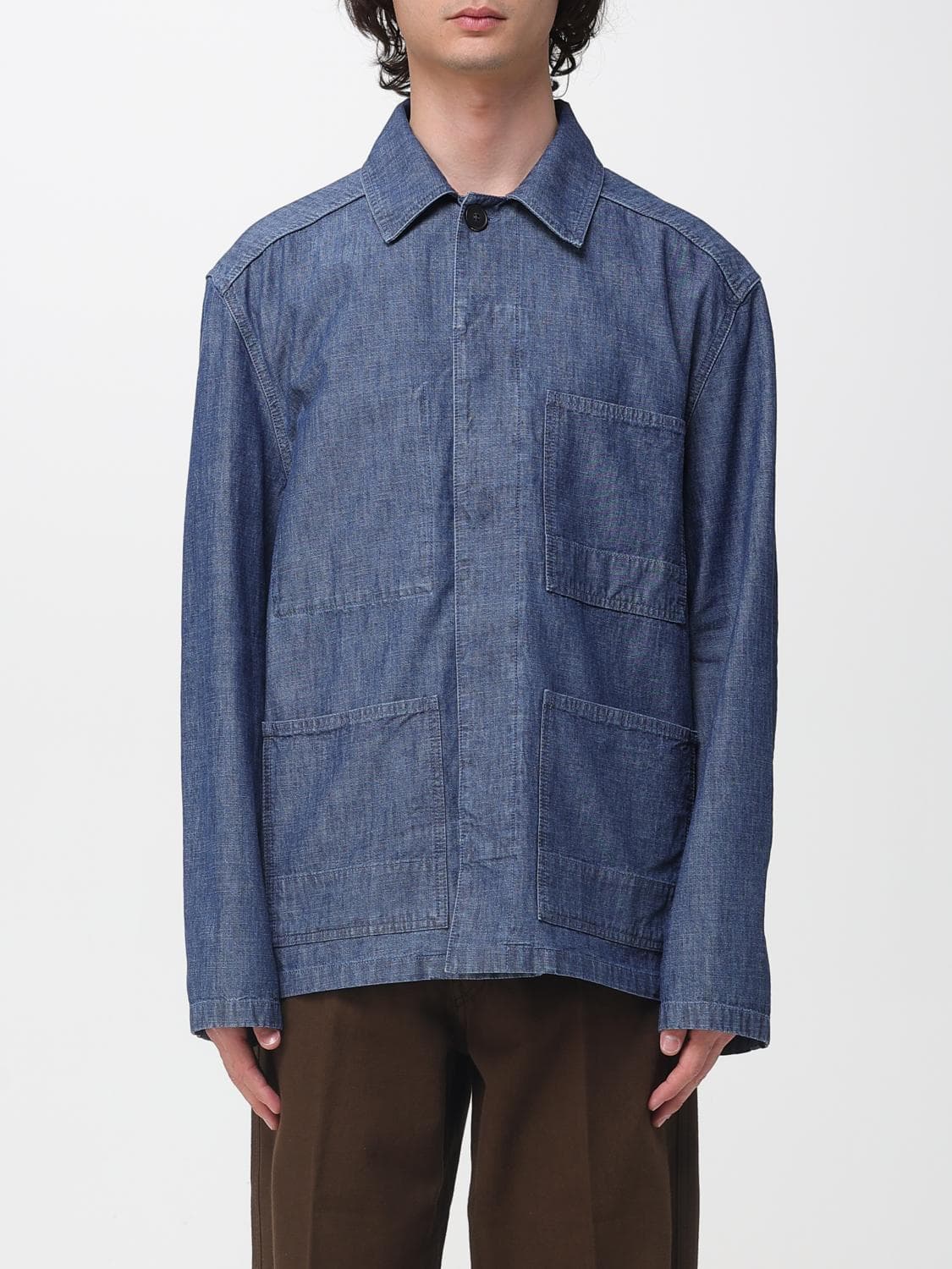 Jil Sander Cotton Denim Shirt Jacket