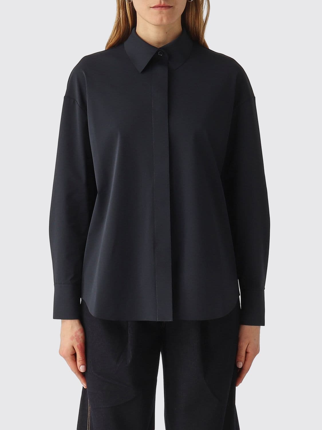 Mm Max Mara Crepe Shirt