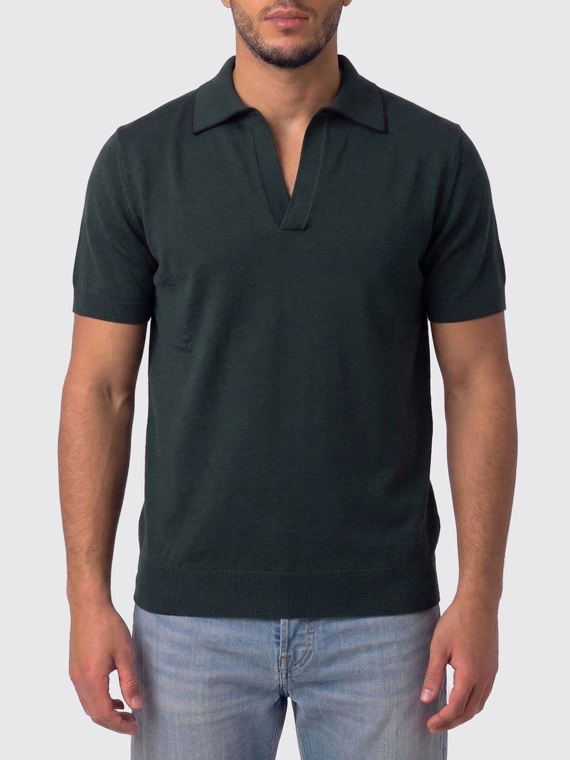 Tom Ford Cotton and Silk Knit Polo Shirt · 46