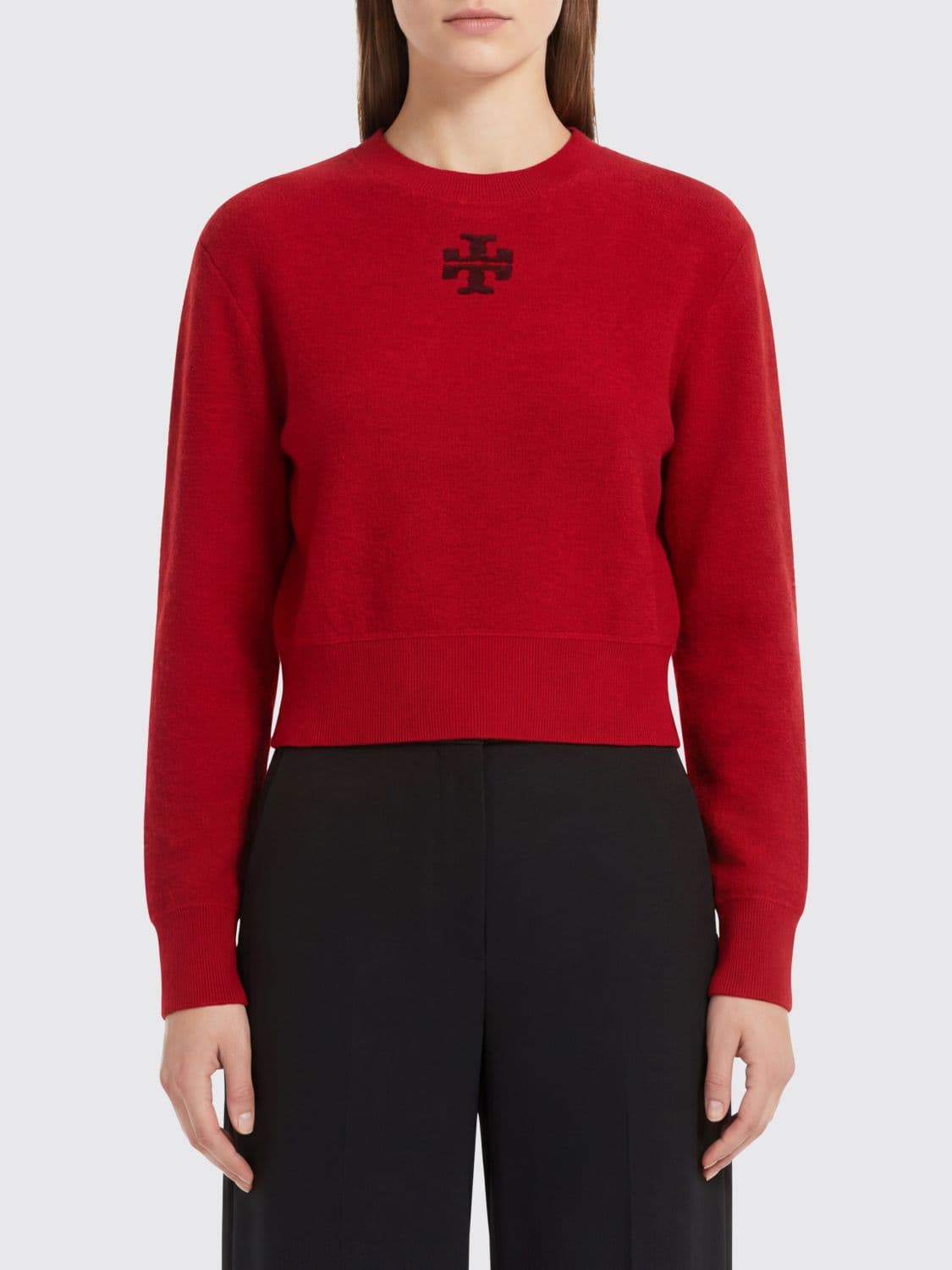 Tory Burch Wool Sweater with Logo