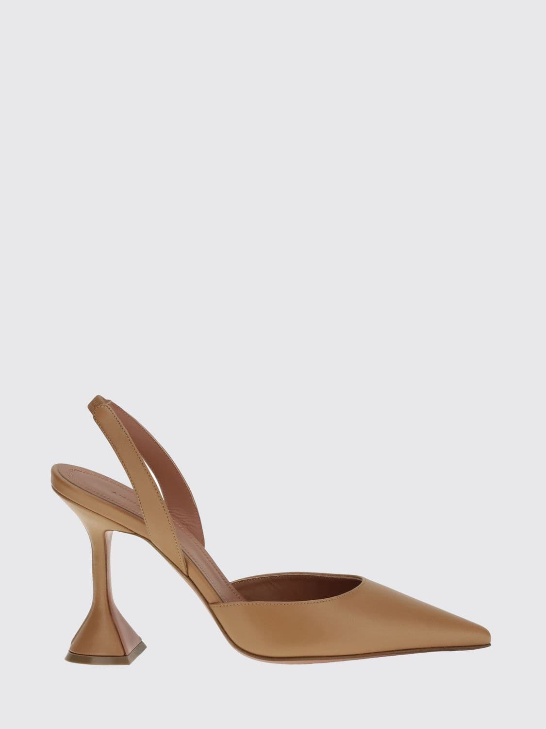 Amina Muaddi Holli Leather Slingback