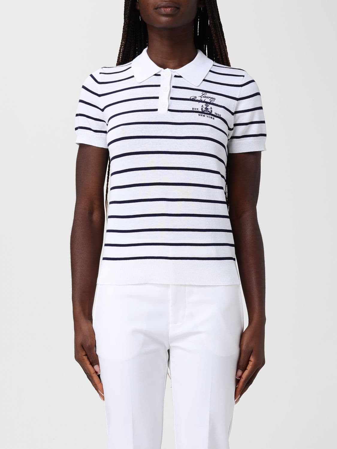 Lauren Ralph Lauren Striped Cotton Polo Shirt