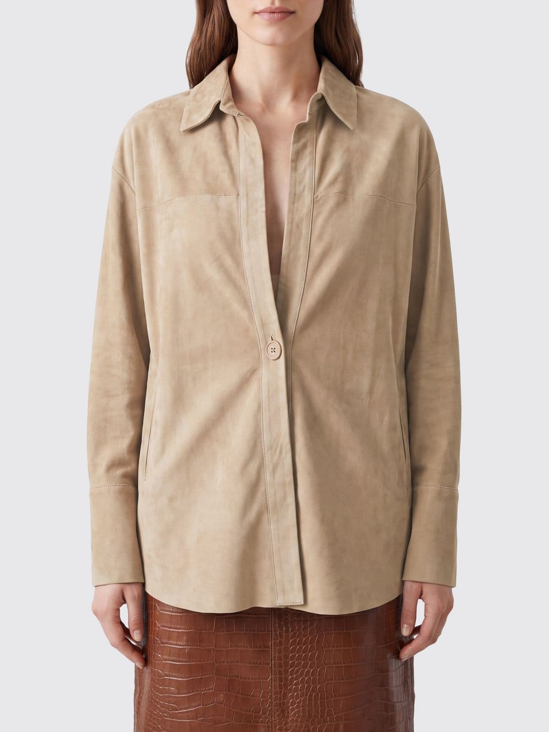 Salvatore Santoro Shirt Woman color Earth · 42