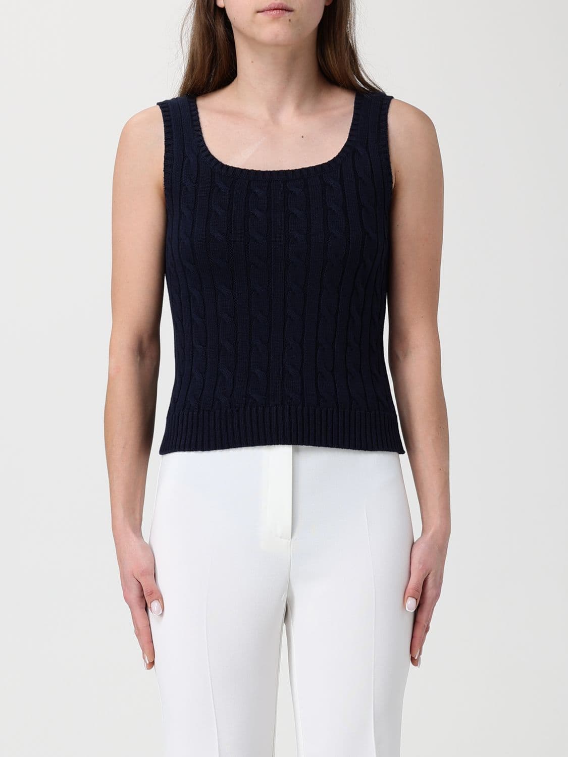 Lauren Ralph Lauren Cotton Knit Top