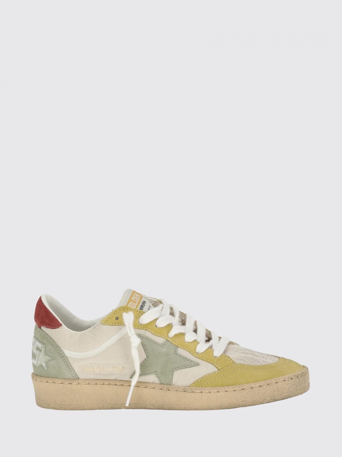 Golden Goose Ball Star Sneakers in Used Suede and Nylon
