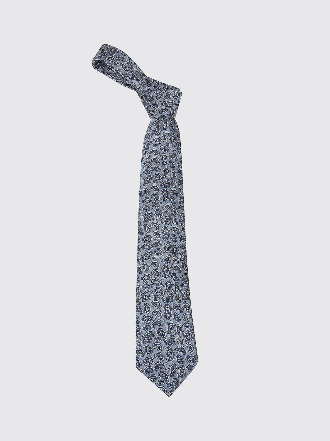 Etro Silk Paisley Print Tie · OS