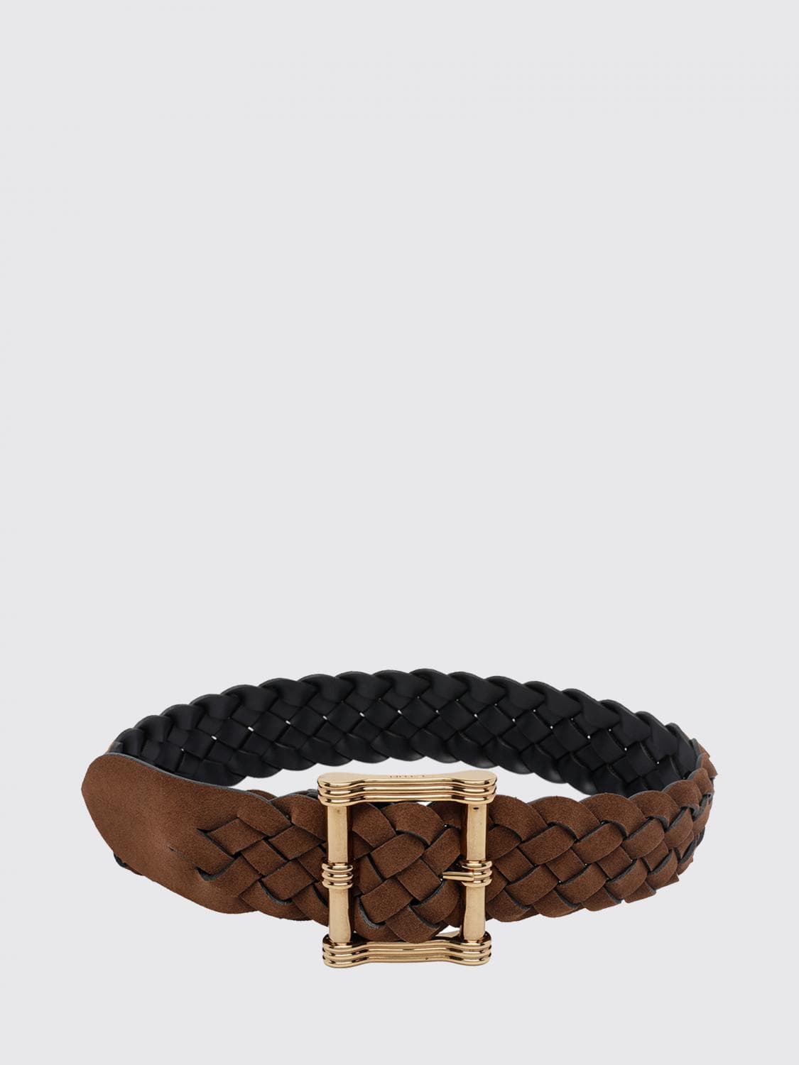 Etro Braided Suede Calf Leather Belt