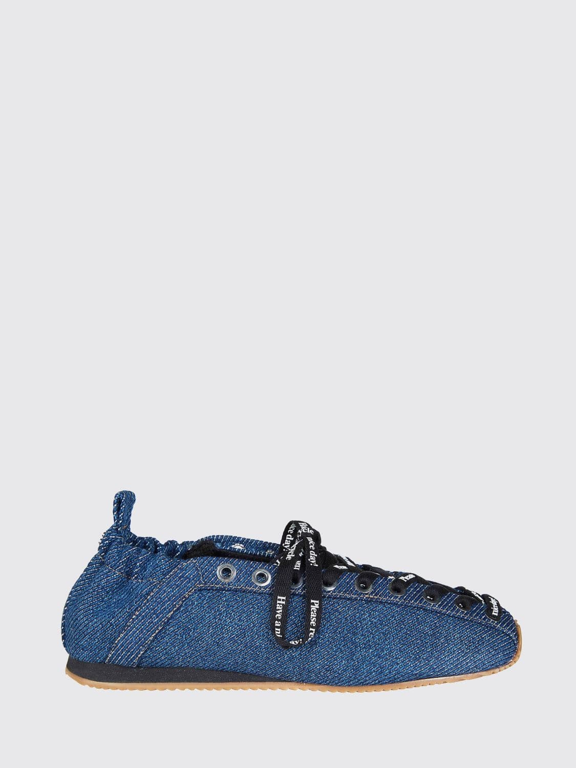 Ganni Sporty Ballerina in Organic Denim