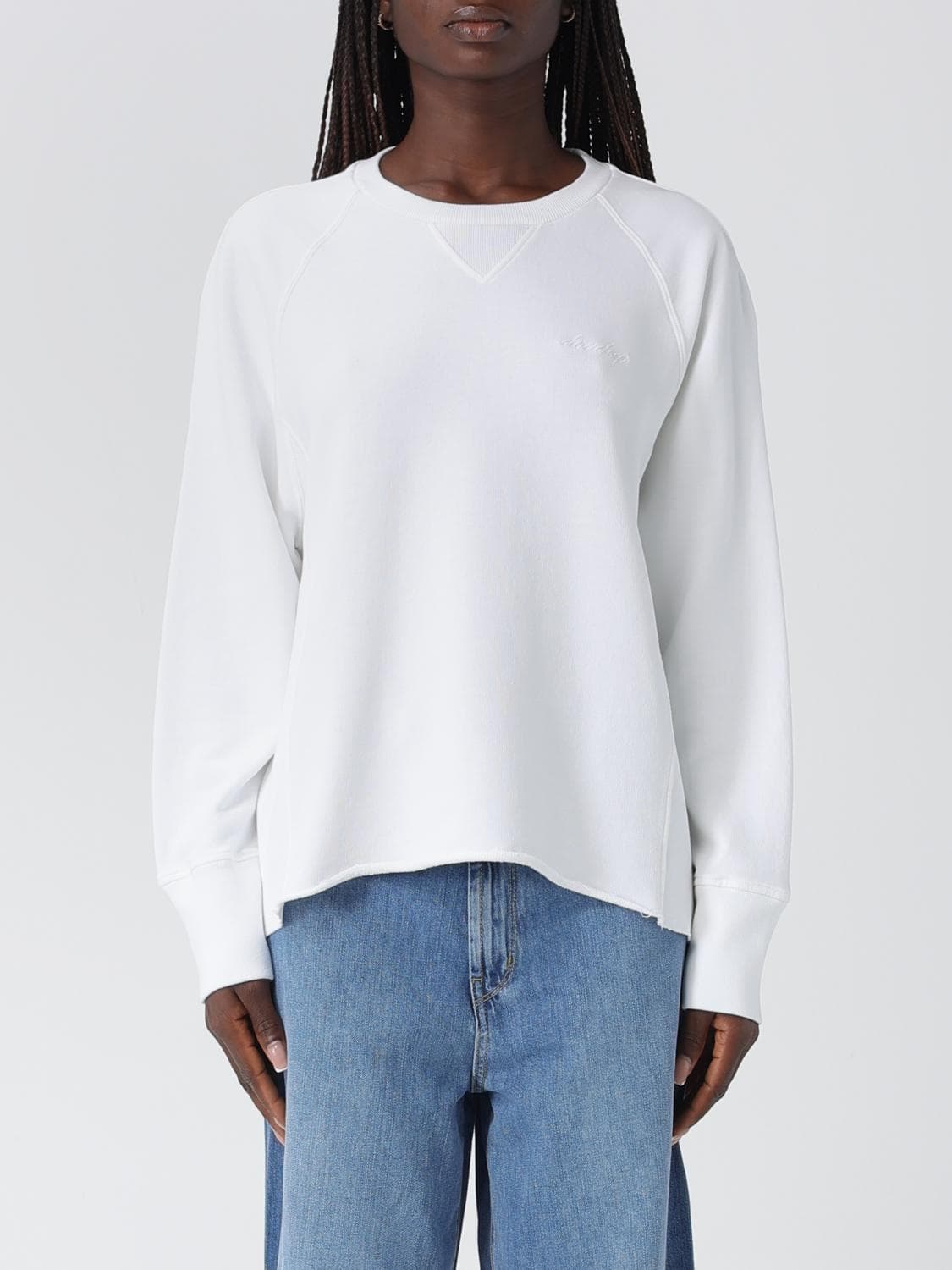 Dondup Cotton Crew Neck Sweatshirt