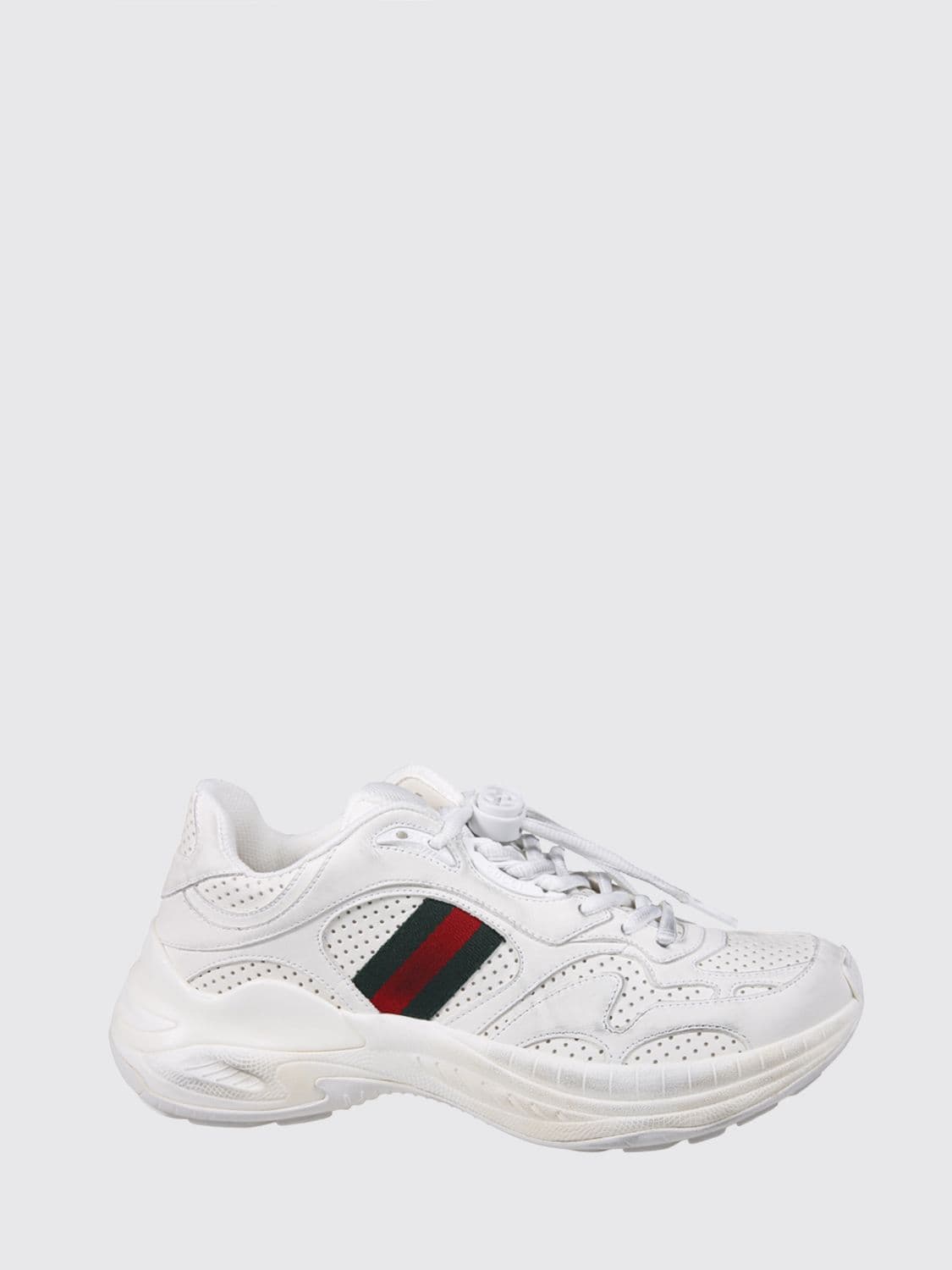 Gucci 2.0 Perforated Leather Sneakers