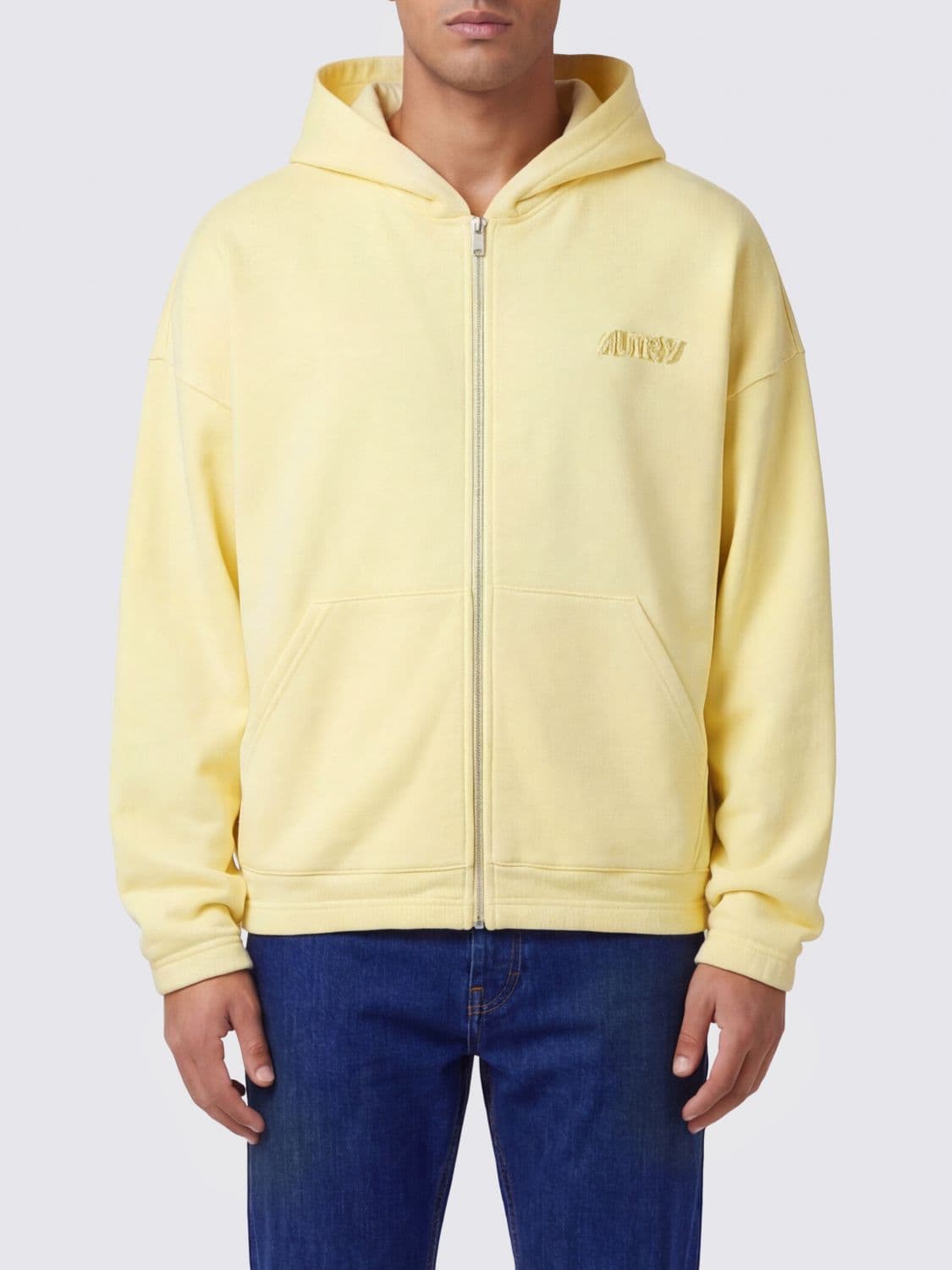Autry Cotton Zip-Up Hoodie