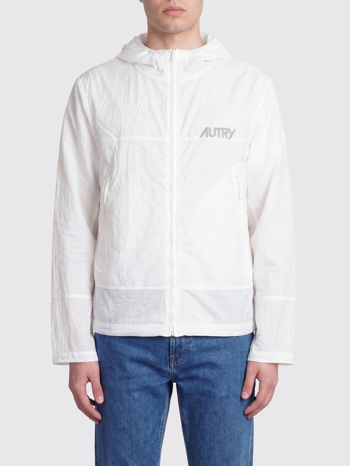 Autry Hooded Windbreaker with Logo