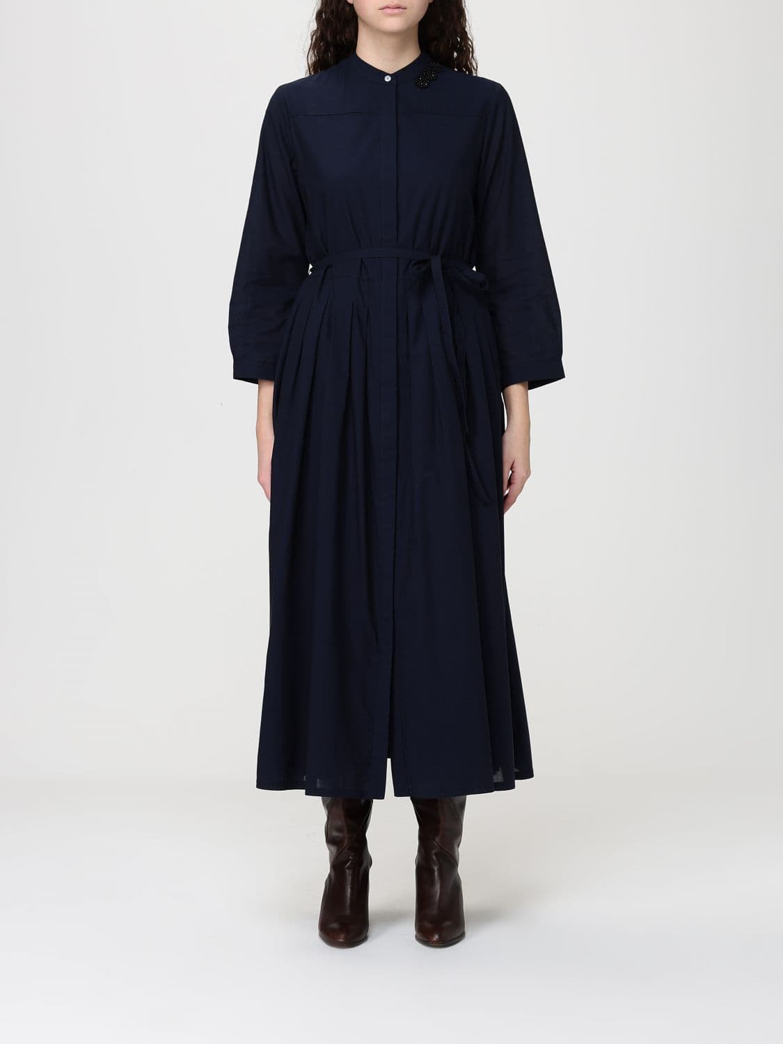 's Max Mara Cotton Voile Shirtdress