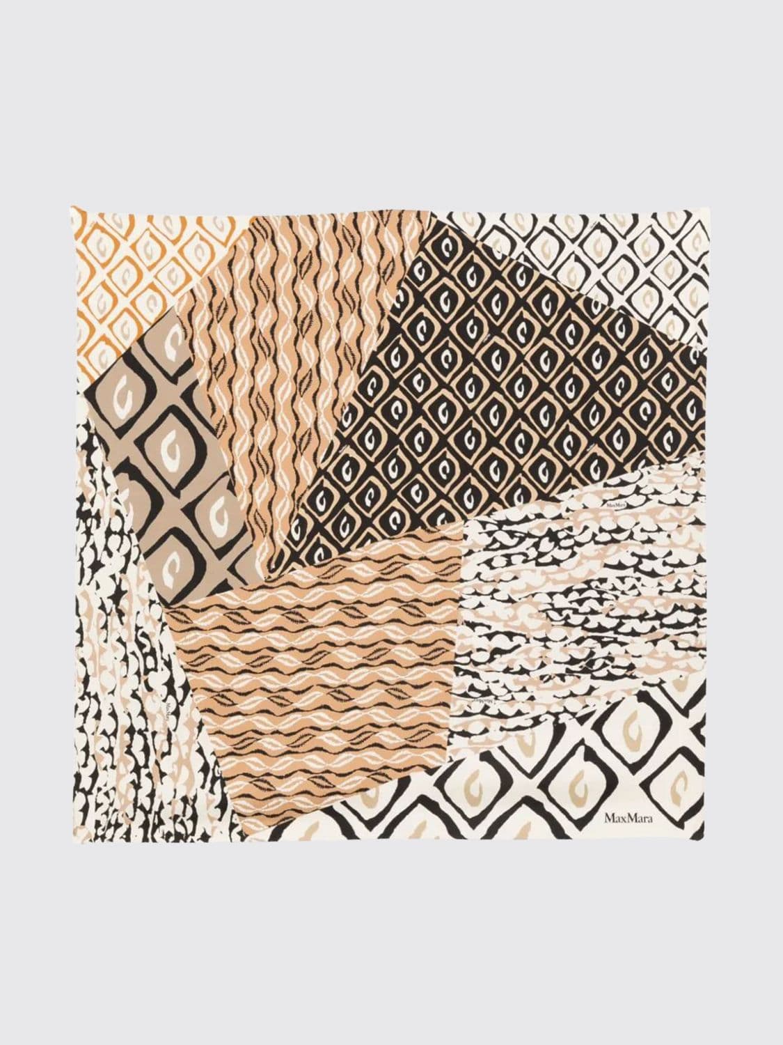 Max Mara Printed Silk Foulard