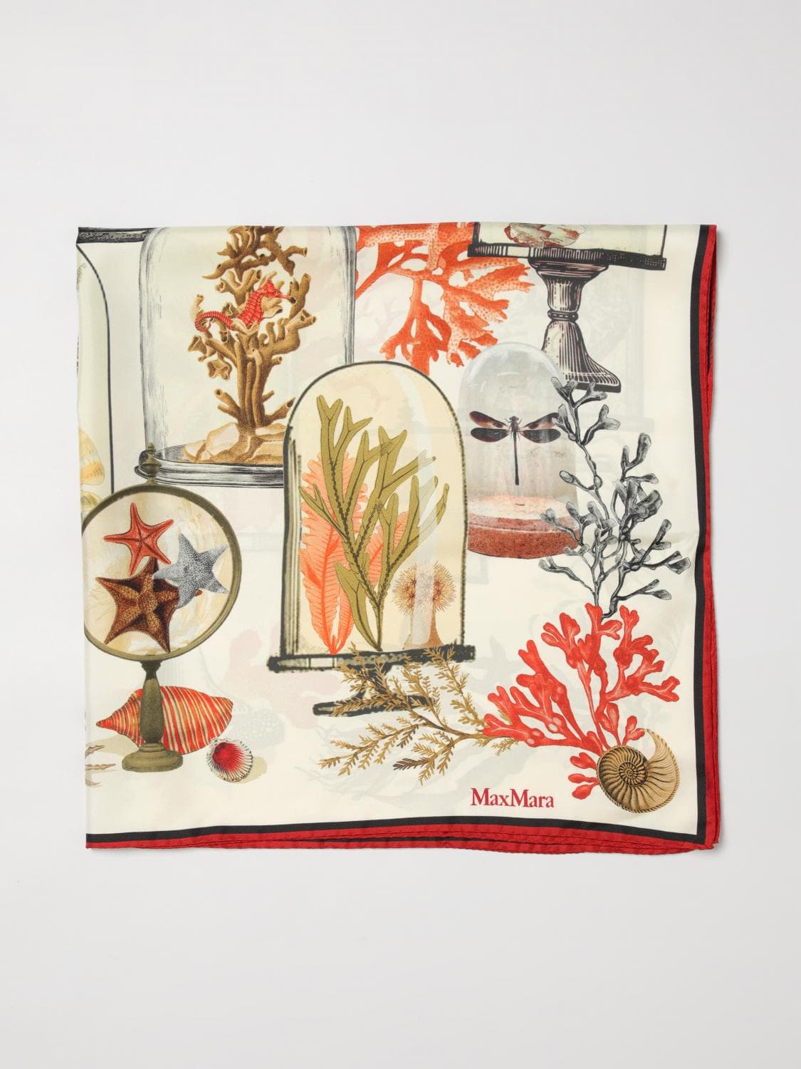 Max Mara Printed Silk Foulard